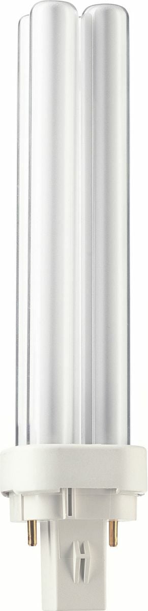 High Color Rendering, High Efficacy, Long Life Lamps Philips Linear Compact Fluorescent Lamps offer designers, specifiers and end-users new levels of efficiencies and versatility in sizes,configurations and application possibilities. With so many elegant fixtures available to complement their small size, high light output and advanced technology, Philips Energy Advantage lamps are fast becoming the preferred choice when maximum effciency and sleek design solutions are required. Enhanced performance - 80% light output between 55 and 127 F*;Sustainable lighting solution.;Compact quad tube design;* 80% light output in a base-up position