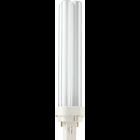 High Color Rendering, High Efficacy, Long Life Lamps Philips Linear Compact Fluorescent Lamps offer designers, specifiers and end-users new levels of efficiencies and versatility in sizes,configurations and application possibilities. With so many elegant fixtures available to complement their small size, high light output and advanced technology, Philips Energy Advantage lamps are fast becoming the preferred choice when maximum effciency and sleek design solutions are required. Enhanced performance - 80% light output between 55 and 127 F*;Sustainable lighting solution.;Compact quad tube design;* 80% light output in a base-up position