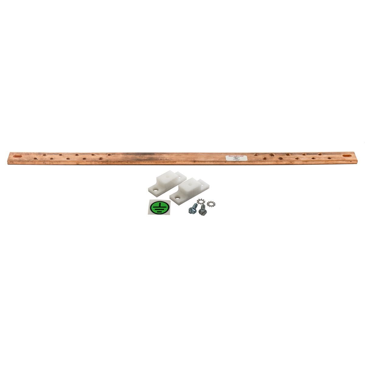 Grounding & Bonding, Bus Bar, 1" x 19",10D