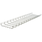 Wire Basket Tray, Overhead Tray, 4" x 8" x 118", Flat, Pre-Galvanized
