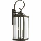 Elongated frames capture the romantic charm of vintage gas lanterns. Inspired by a stroll down a Charlestonian street bearing the same name, the three-light wall lantern in the Gibbes Street outdoor lantern collection features clear beveled glass and an Antique Bronze finish. Wall, post and hanging lanterns complete the family.
