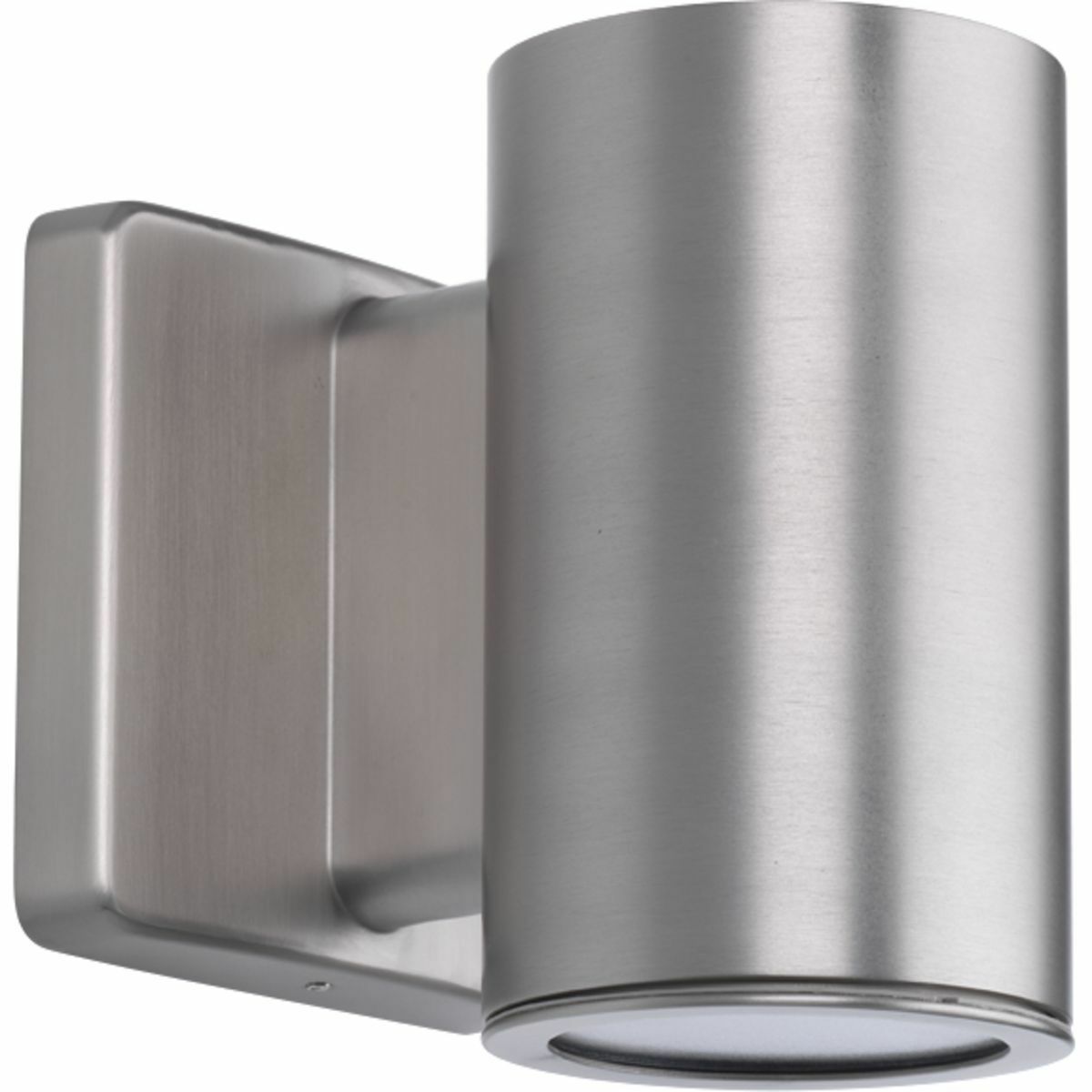 Sleek, 3 in LED cylindrical wall lantern with downlight in elegant Satin Nickel finish. Die-cast aluminum wall brackets and heavy-duty aluminum framing. Fade and chip-resistant. UL listed for wet locations. Can be used indoor or outdoor.