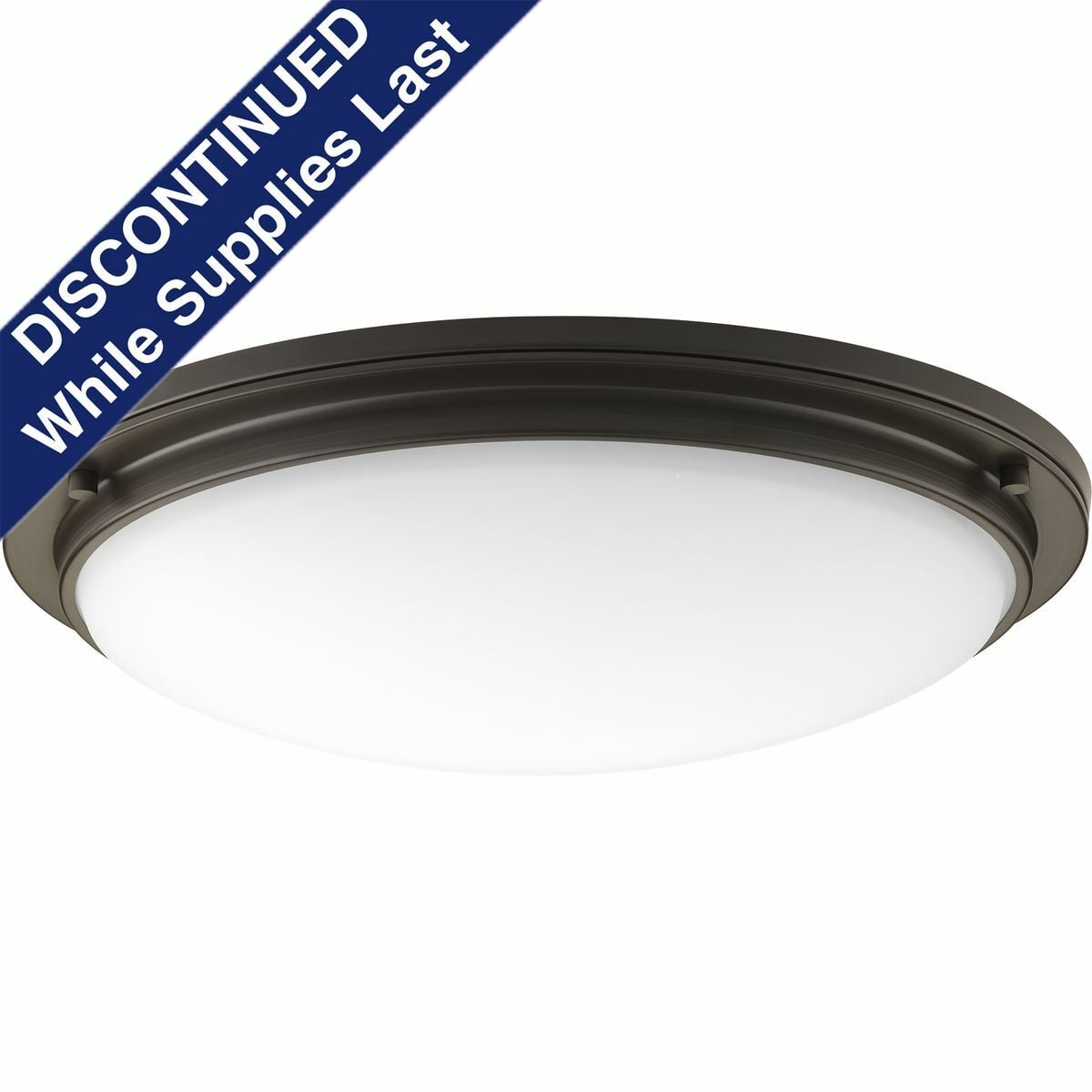 Designed for both commercial and residential interiors, Apogee is an energy efficient, high performance LED fixture. All fixtures feature 120-277V input with 0-10V compatible dimming. Etched glass shade provides an even and pleasing light effect. Apogee is 3000K, 90+ CRI and meets California Title 24 - JA8 - 2016 standards and is ENERGY STAR rated and damp location listed. The Apogee Collection 21 in LED Flush Mount is complimented by a Architectural Bronze finish.