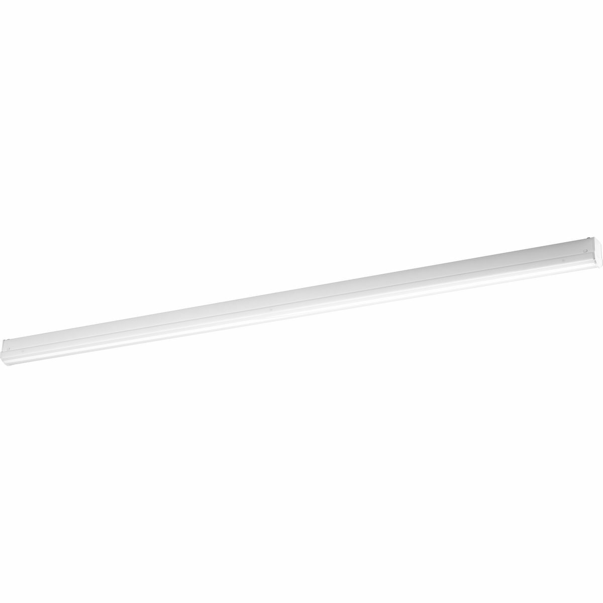 Integrated 4ft strip light. Great for utility rooms, garages and workrooms. Long lasting LED lights. 2912 lumens, 78 lumens per watt (delivered). 3000K ENERGY STAR.