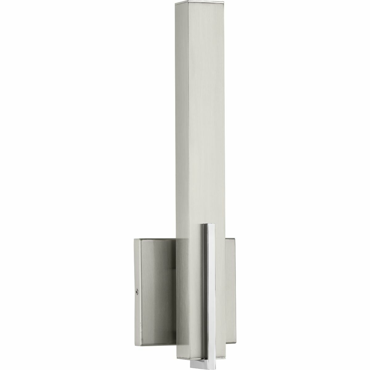 Planck LED wall fixtures use indirect illumination to provide a dramatic architectural feature to any space. A brushed metal beam sports a sleek chrome accent to add visual interest to the minimalist form. Suitable for residential or commercial applications.
