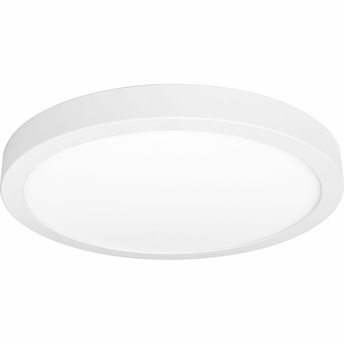 The P810017 Edgelit Flush Mount delivers a solution for both residential and commercial markets. The Edgelit technology provides a bright and evenly illuminated surface in a very slim profile. The integrated LED power supply does not protrude into the junction box, allowing for compatibility to 4 in octagonal, 4 in round shallow and 4 in round PVC junction boxes.This surface mounted luminaire measures 14 in in diameter with an overall height of 1 in. In addition, the P810017 is wet location rated, Title 24 ? JA8 ? 2016 listed, ENERGY STAR listed and is a cost effective solution for fire rated applications (when installed onto a fire rated junction box). The P810017 luminaire combines modern aesthetic, new technology, performance, cost and safety benefits.