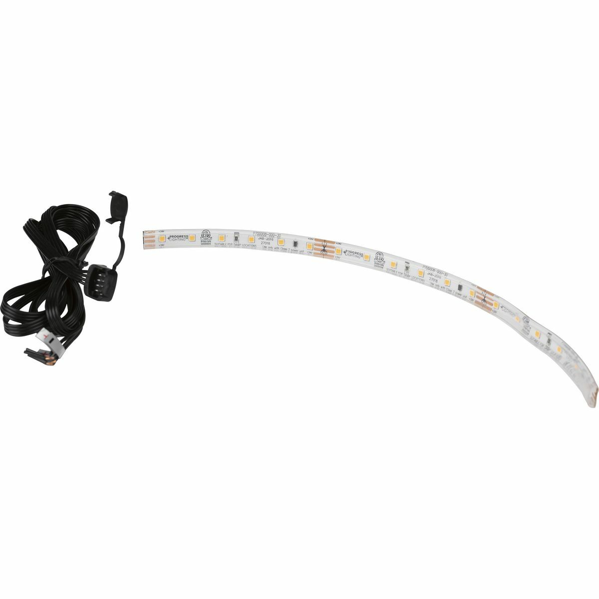LED Tape provides lighting to enhance aesthetics while also aiding in tasks around the home. Common applications for LED tape include undercabinet lighting in kitchens to add illumination to work surfaces, highlighting back splashes in kitchens and bathrooms, and adding toe kick lighting at the bases of cabinets. LED Tape light offers dramatic and functional light. This 12 in tape is 3000K and can be cut every 4 inches.