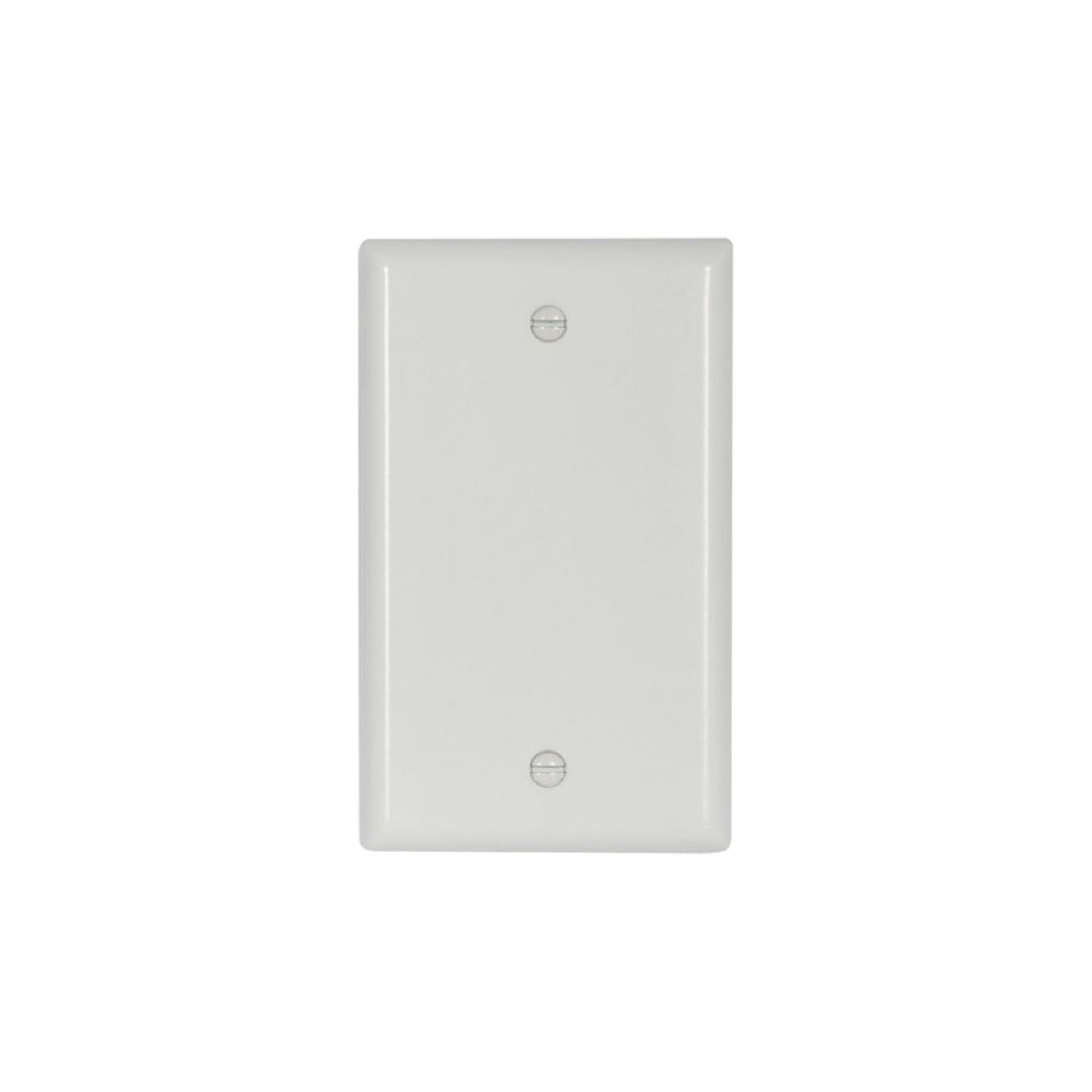 2129W-BOX Arrow Hart 2000 Standard Blank Wall Plate, 1 Gangs, 2-3/4 in W x 4-1/2 in H, Thermoset, White