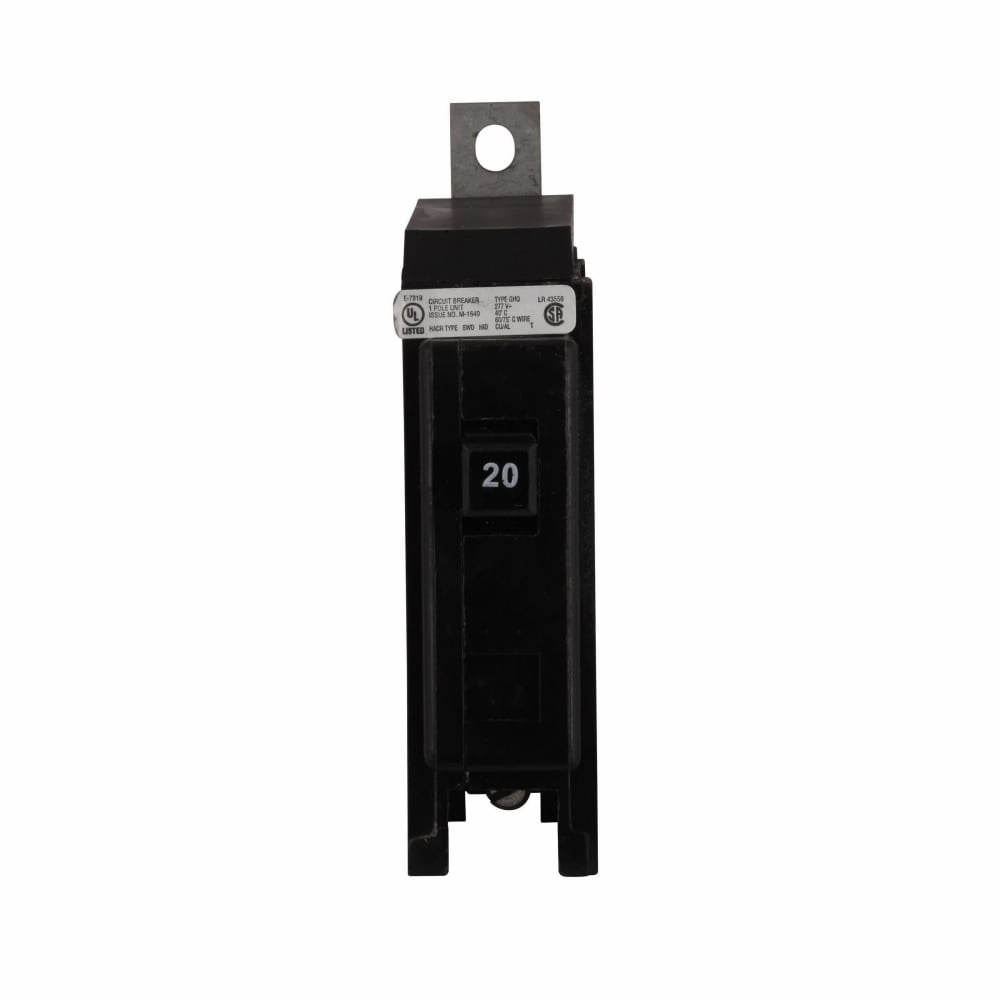 Eaton GHQ thermal magnetic circuit breaker,15 A,14 kAIC,Two-pole,277/480,GHP