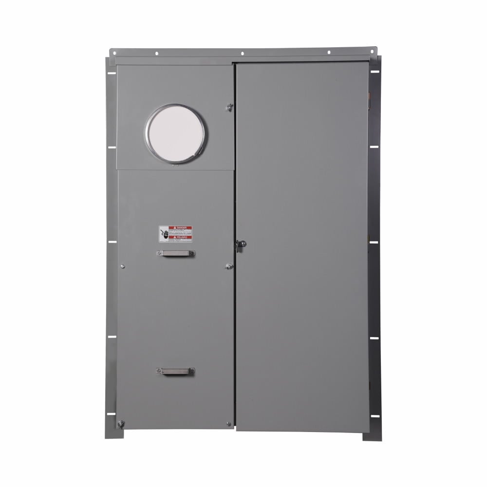 Eaton house panel, 400A, Aluminum, No bypass, NEMA 3R, Underground, 22 kAIC, Lug landings for compression, lugs not included, CSR2200, Surface mounting, Circuits:40, Sockets:1, Spaces:40, CSR, Ring, Type BR breakers, 120/240V, 4306