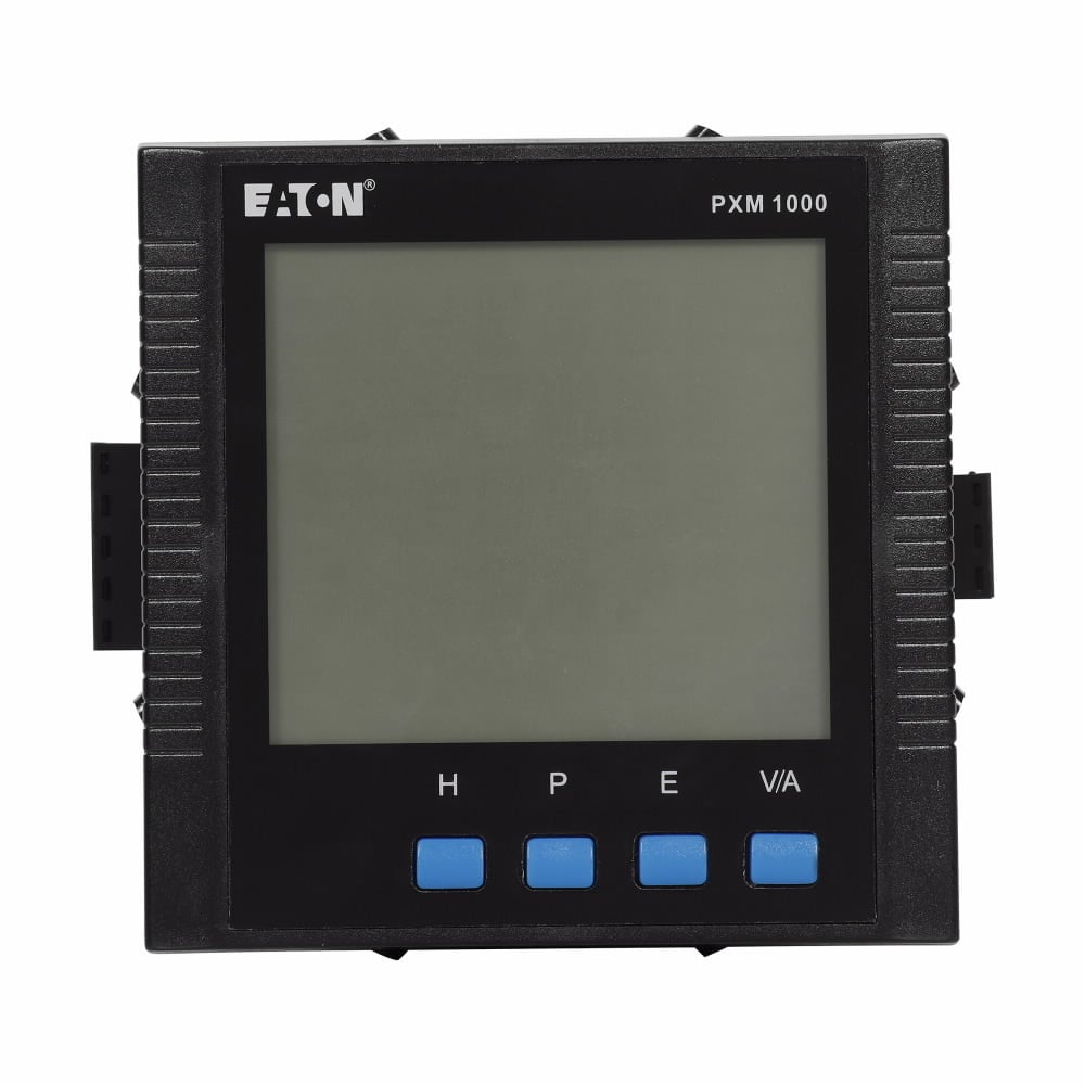 PXM 1000 multifunction power and energy meter, LCD Display, Frequency range 45-65Hz, Works exclusively with PXM 1000 Rogowski Coil CTs, Power supply 100-415Vac or 100-300Vdc, Built-in RS485 port with Modbus-RTU and DNP3.0 protocol
