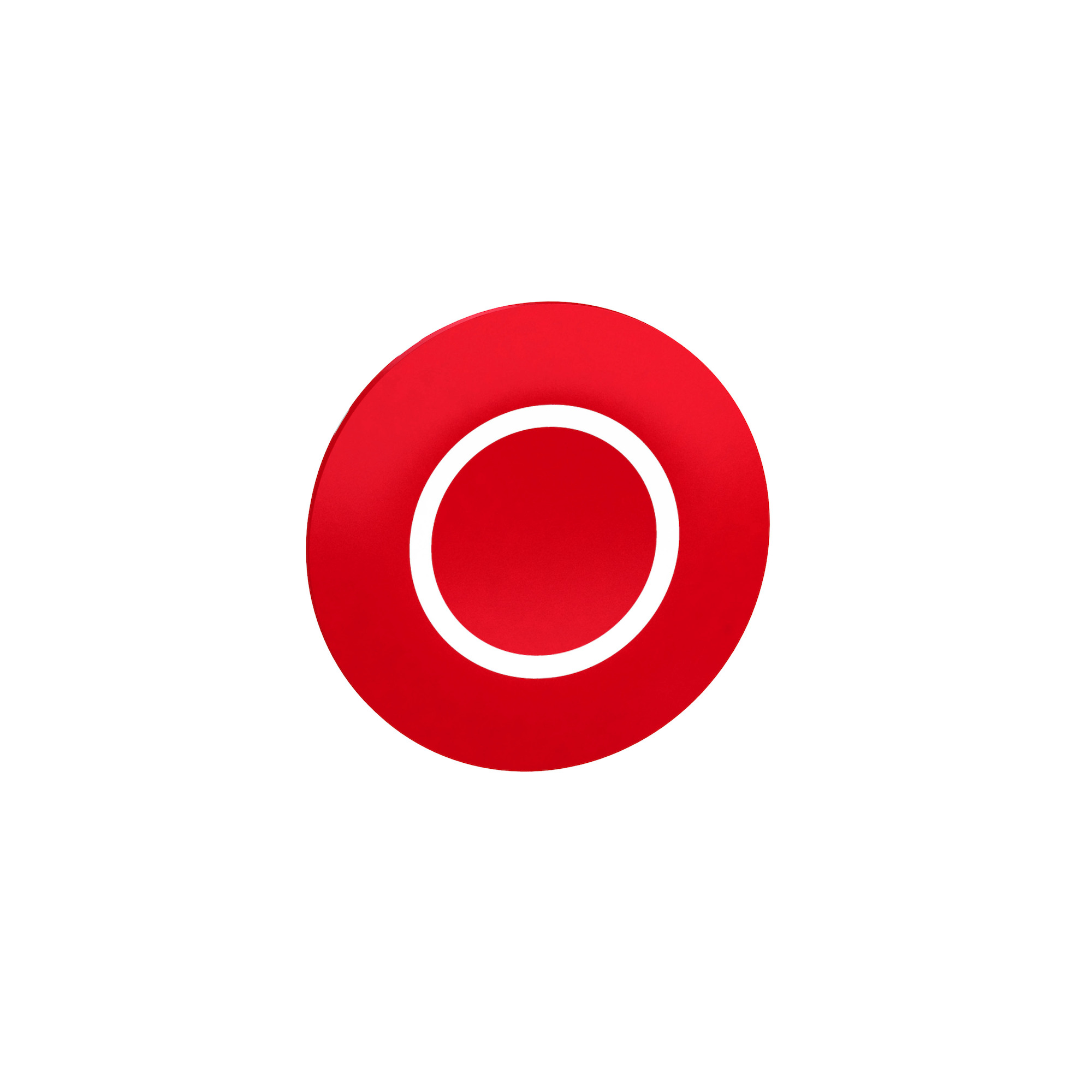 red cap marked O for rectangular multiple-headed pushbutton 22