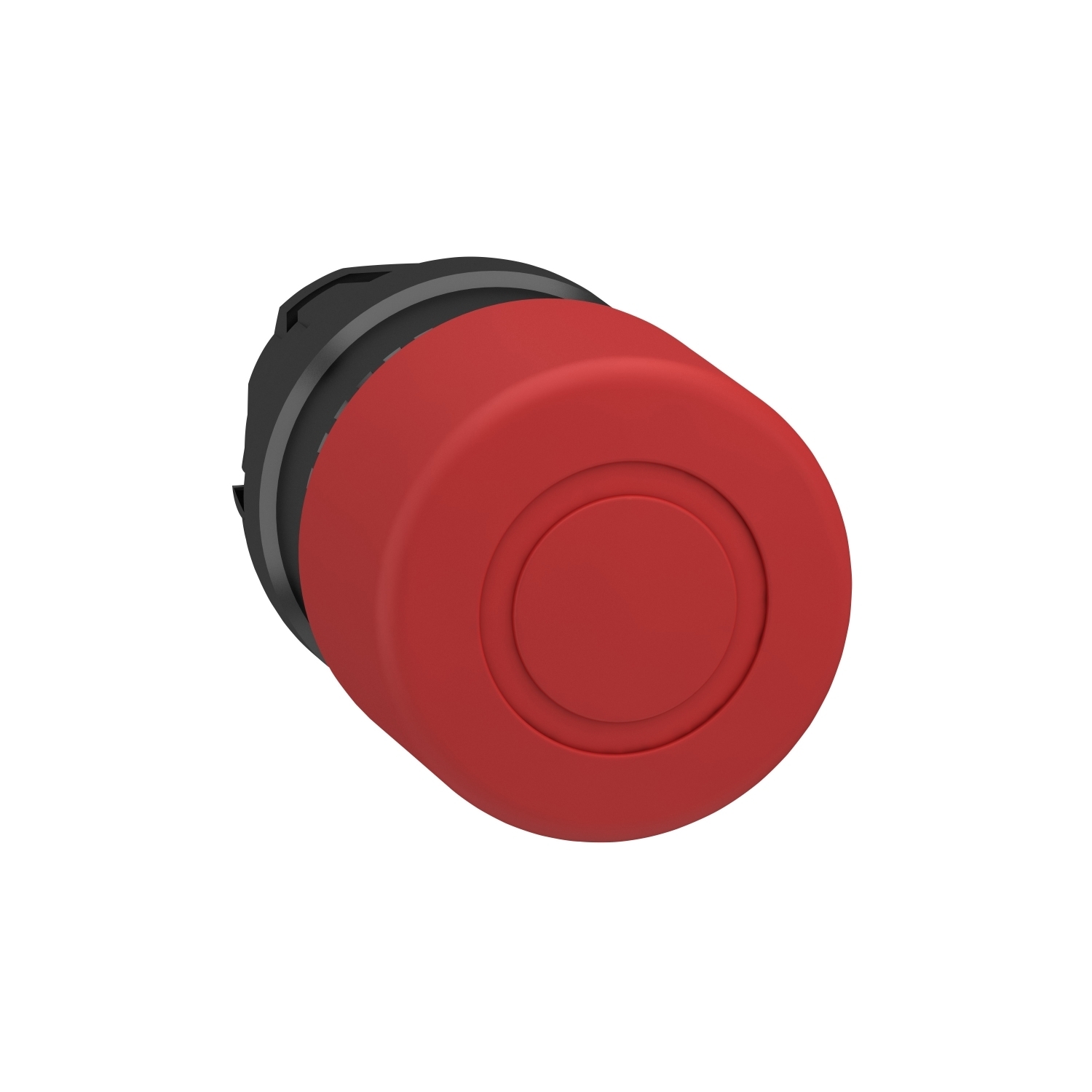 Head for emergency switching off push button, Harmony XB4, red, mushroom 30mm, 22mm, trigger/latching push-pull to release, unmarked