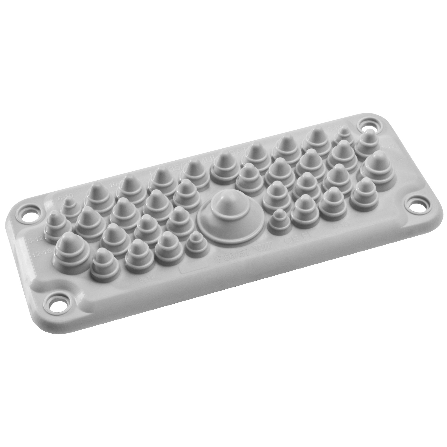 Cable entry membrane, PanelSeT, PanelSeT, type FL21 with 35 entrances IP66