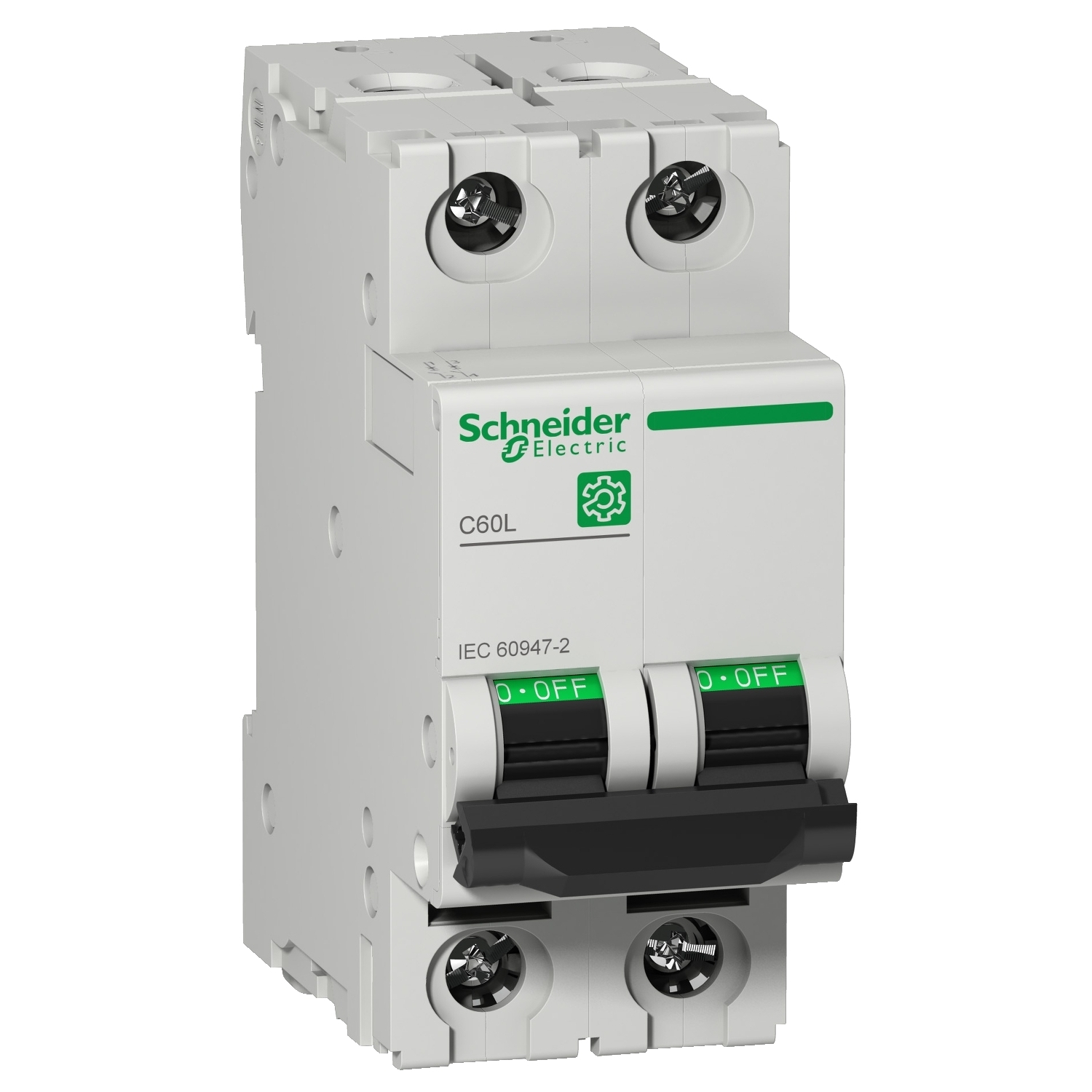 Miniature circuit breaker (MCB), Multi9 C60L, 2P, 25A, C curve, 25kA (IEC/EN 60947-2)