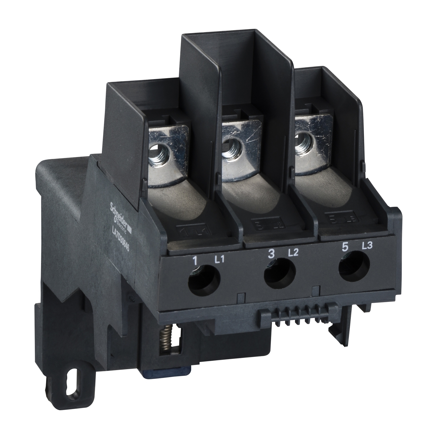Adapter terminal block,TeSys Deca,for separate mounting of LR2D3**/LR3D3**,lugs connection