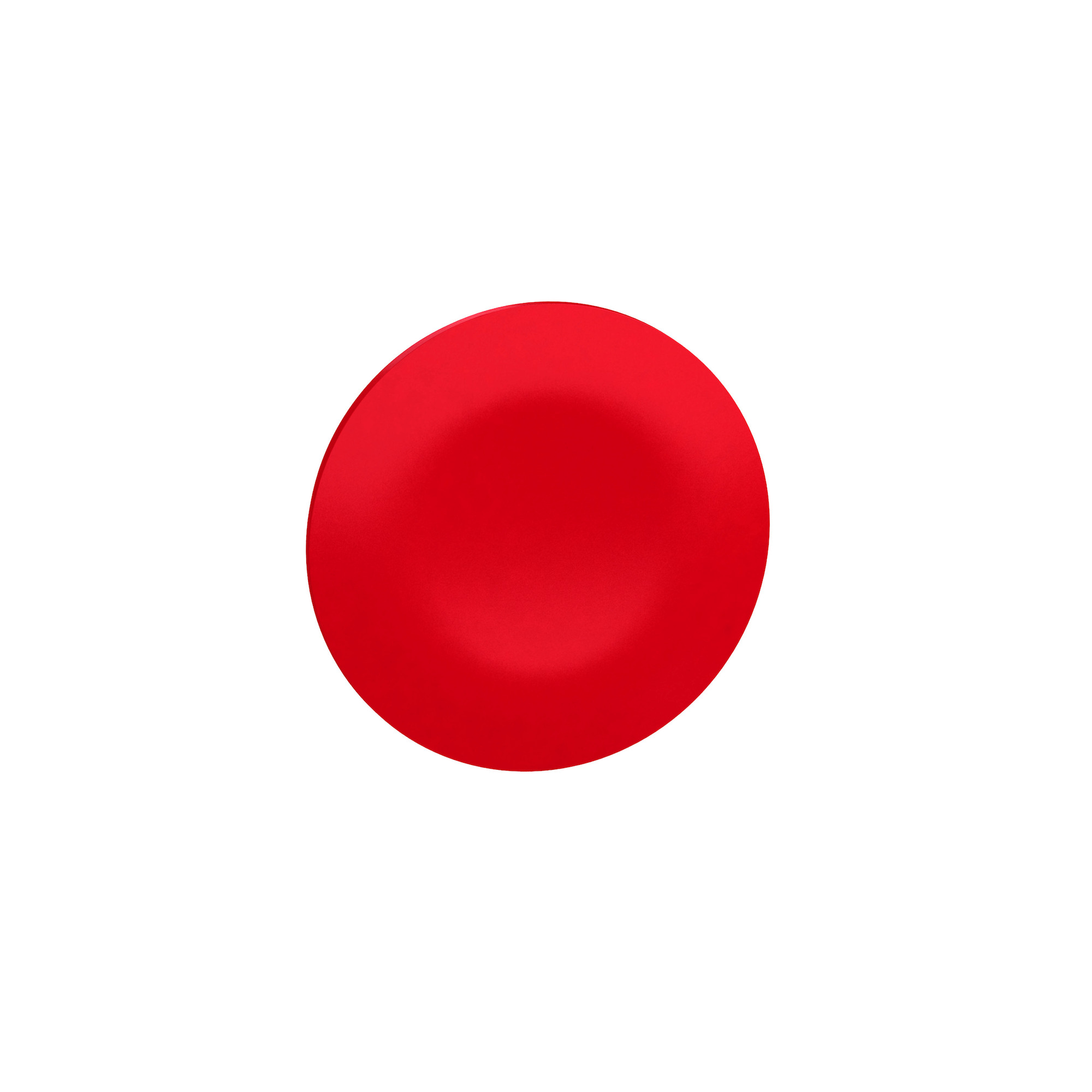 red cap unmarked for rectangular multiple-headed pushbutton 22