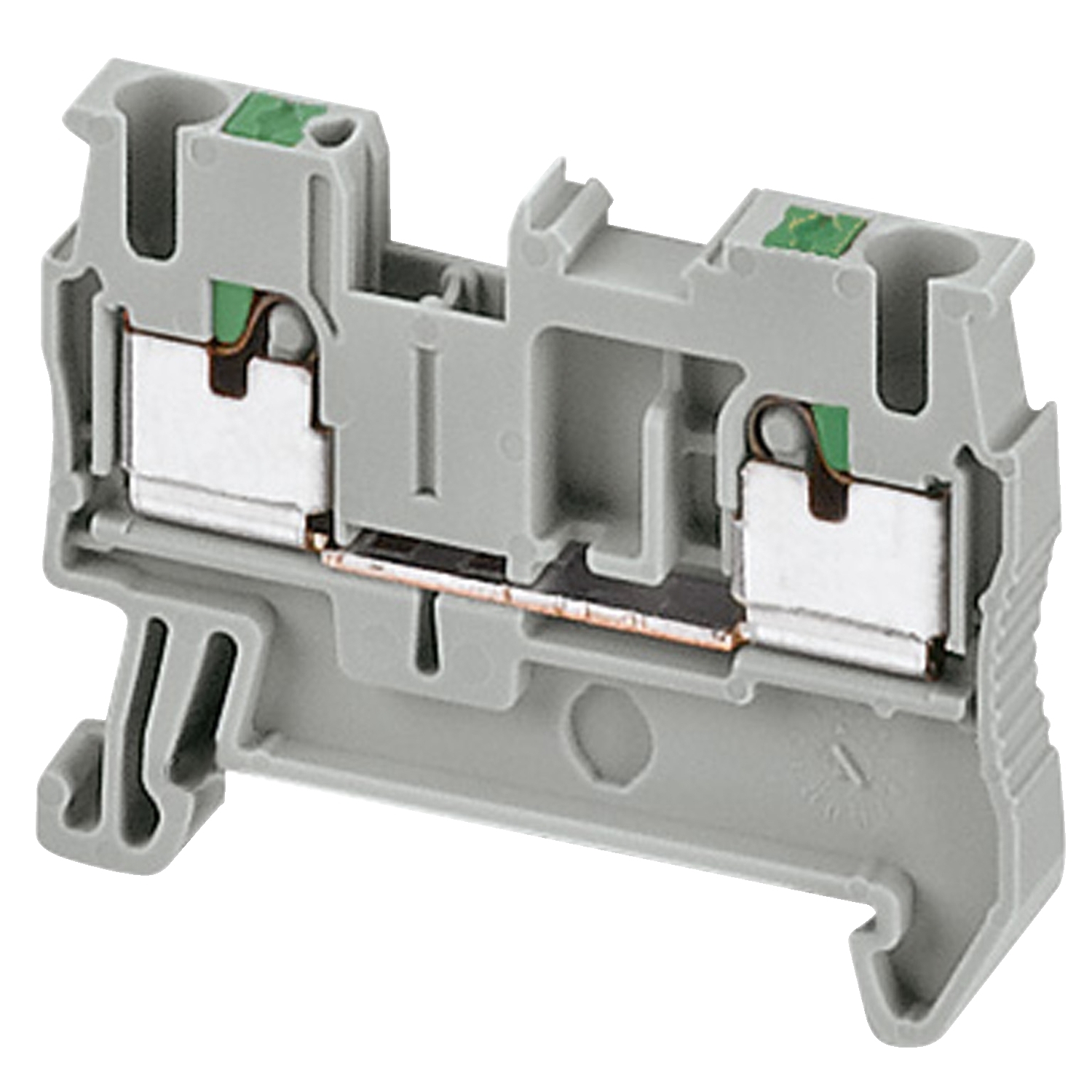 Terminal block, Linergy TR, push-in type, feed through, 2 points, 2.5mm, orange, set of 50