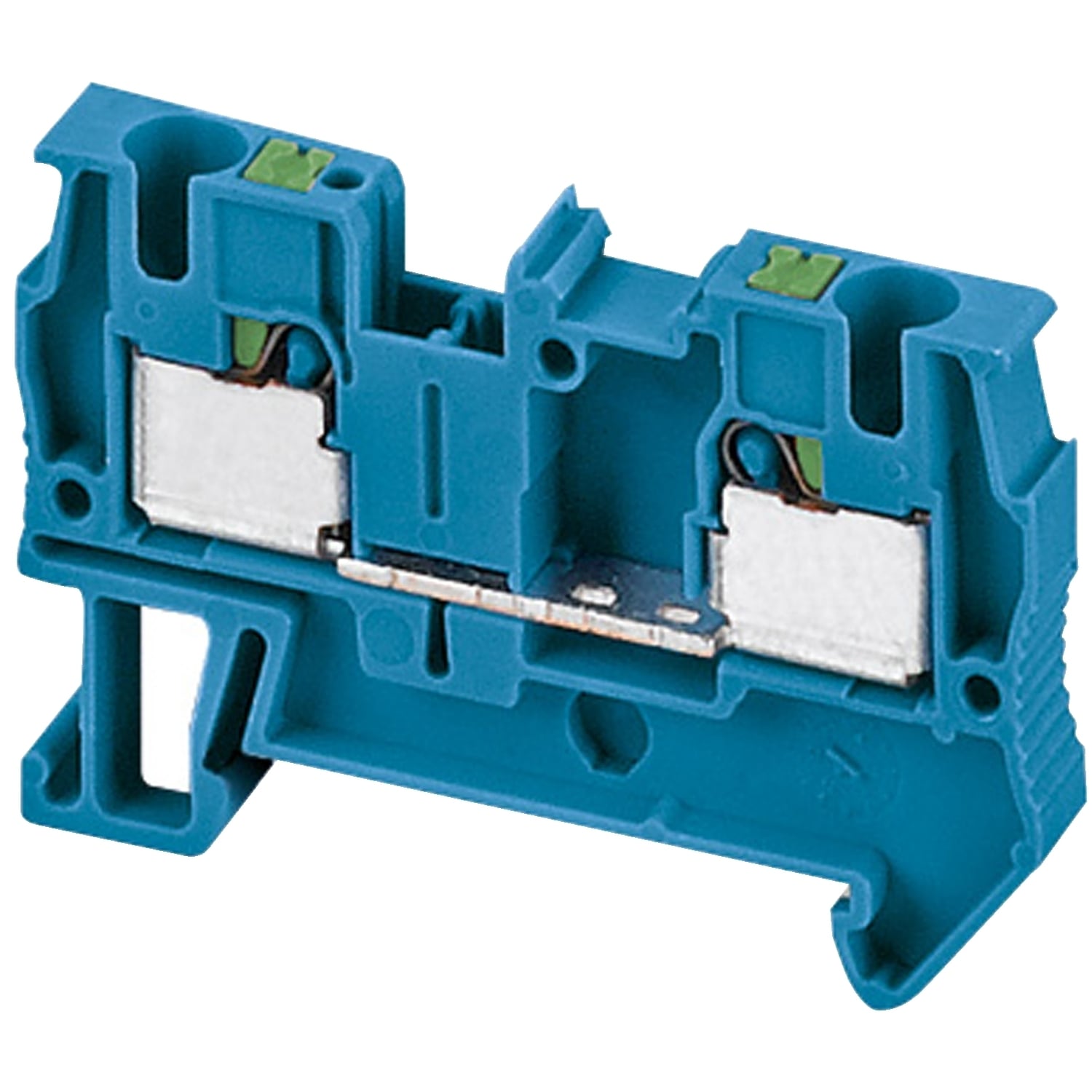 Terminal block, Linergy TR, push-in type, feed through, 2 points, 4mm, blue, set of 50