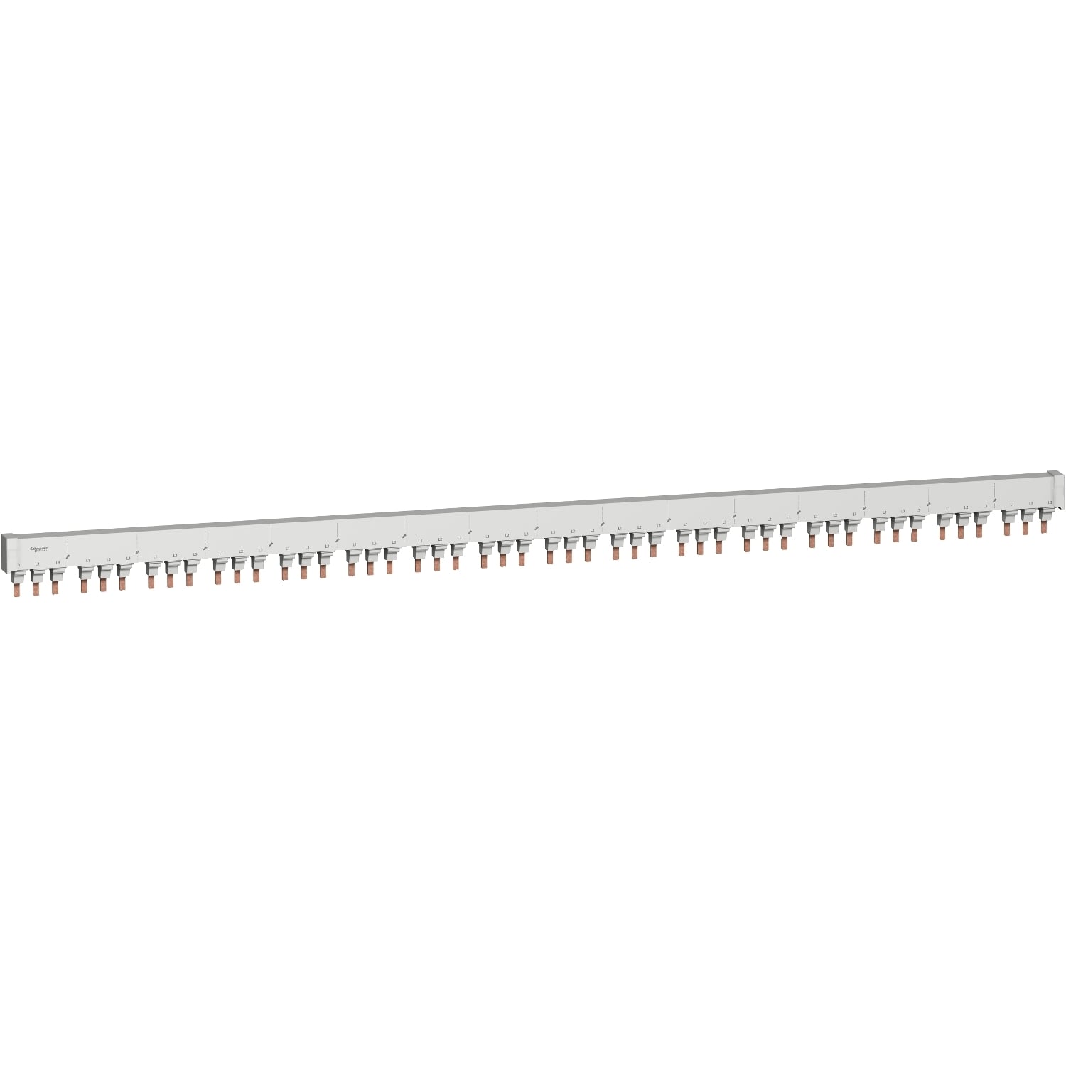 Multi9 - comb busbar - 3L with Aux - 18 mm pitch - 48 modules - 80A