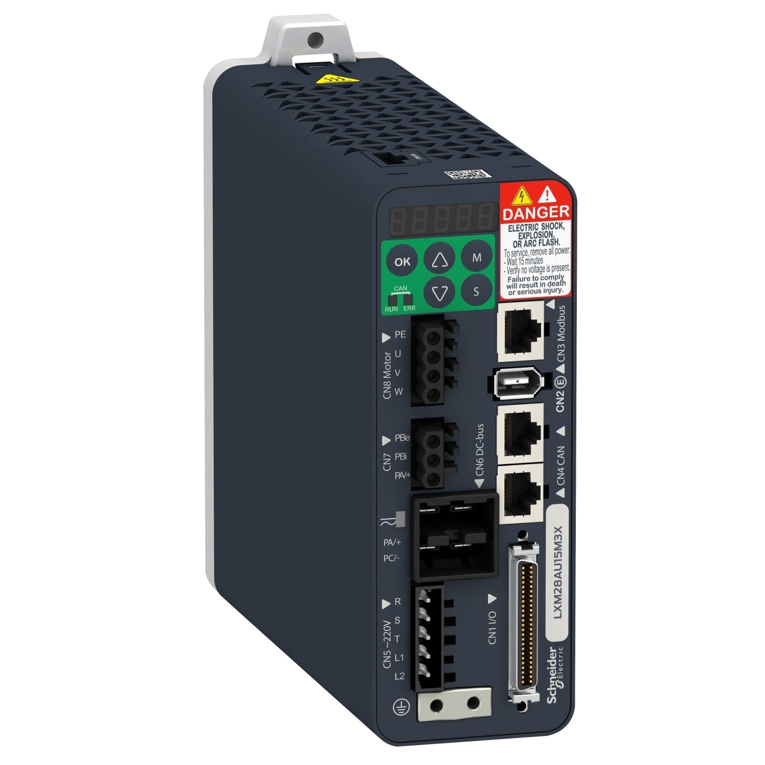 motion servo drive, Lexium 28, single and three phase, 200 to 240V, 1kW