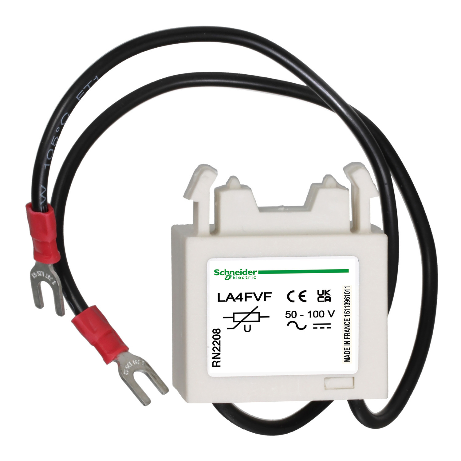 TeSys F - suppressor module - varistor (peak limiting) - 50...110 V AC/DC