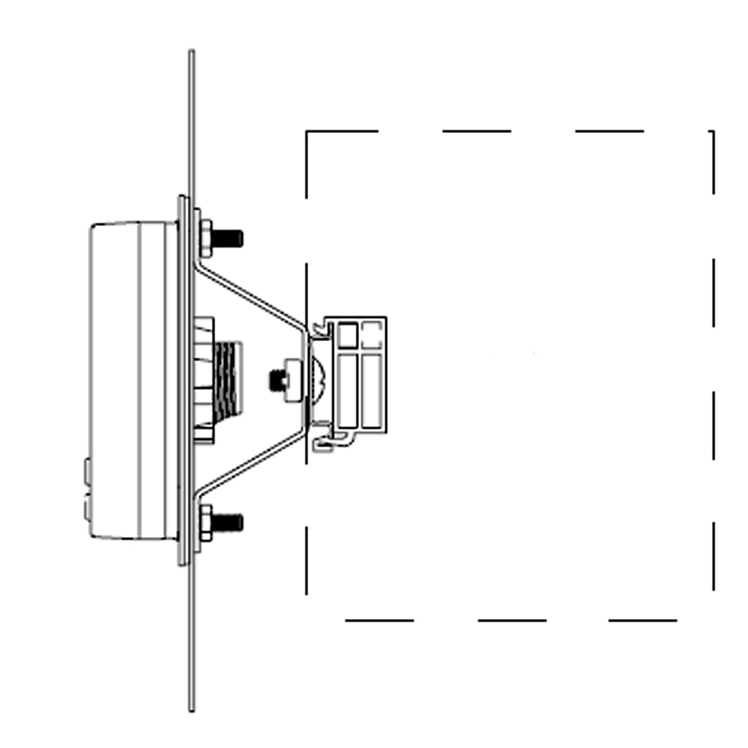 PowerLogic series mouting adapter for PowerMeter + Remote Display back to back