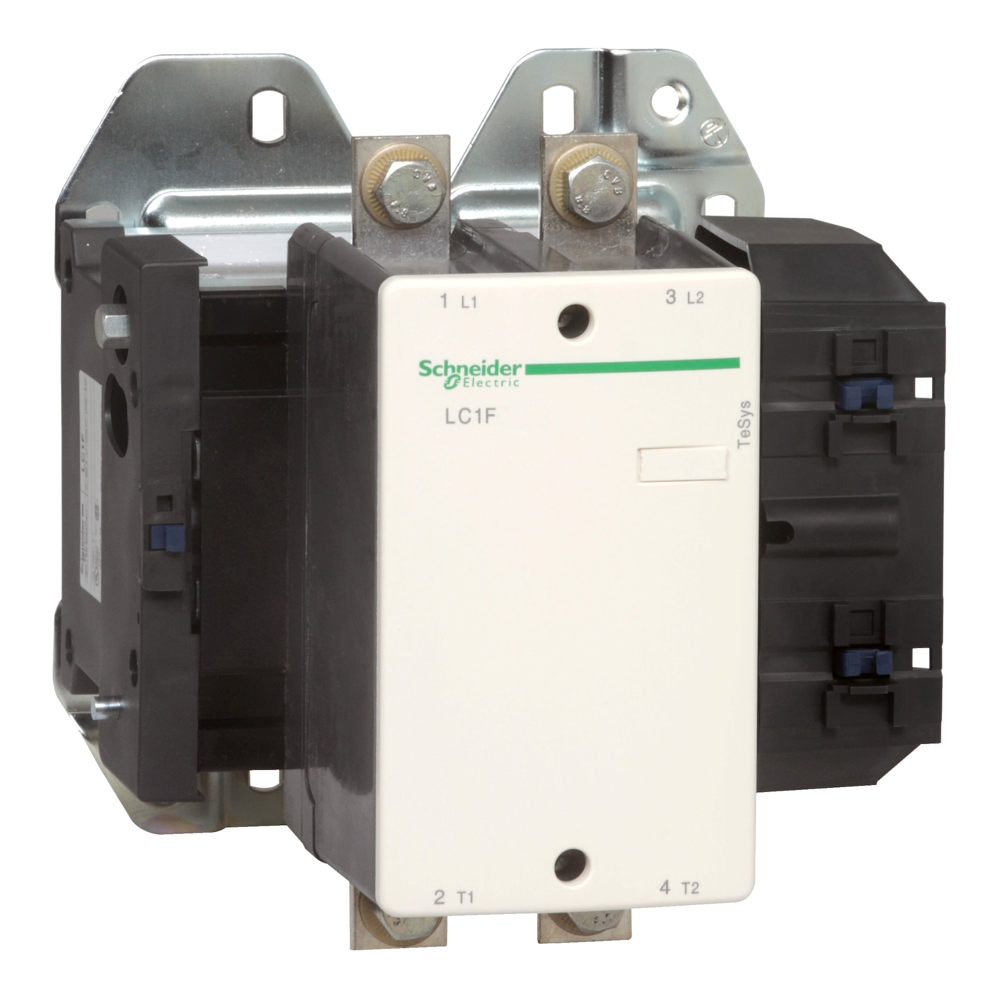 TeSys F contactor - 2P(2 NO)-AC-1 <= 440V 700A with coil LX1/ LX9 - 481000V AC 40/400Hz, LX4 - 48...440V DC