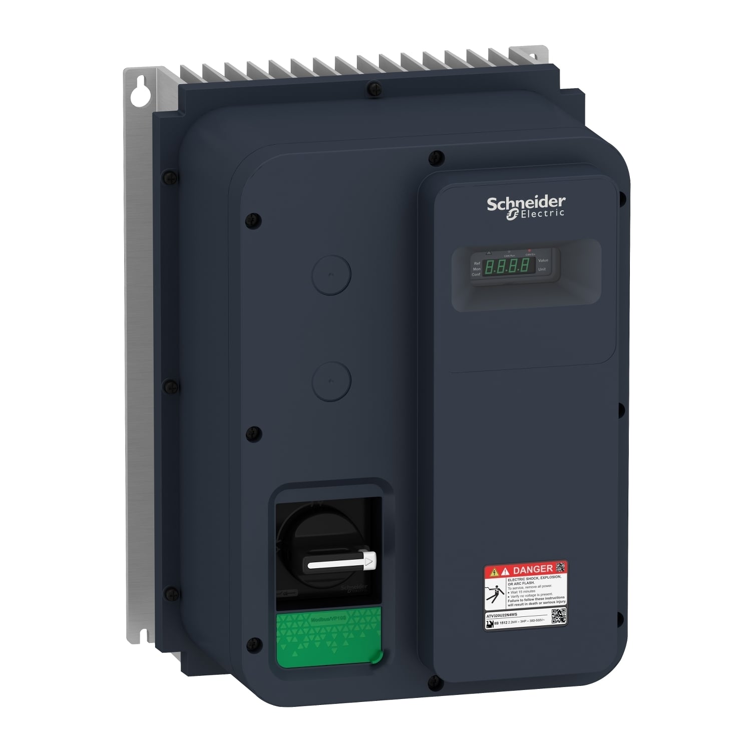 variable speed drive, Altivar Machine ATV320, 1.5kW, 200 to 240V, 1 phase, enclosed, IP65