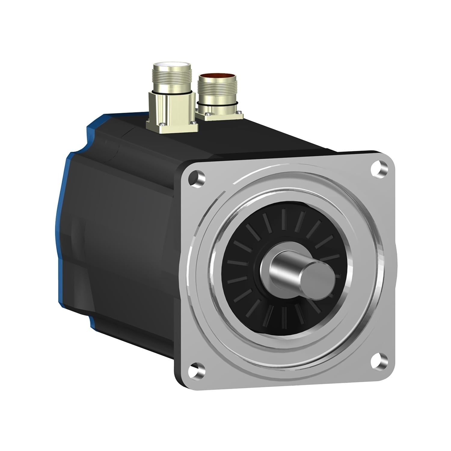 servo motor BSH, Lexium 32, 14.4N.m, 3000rpm, 140mm, keyed shaft, Sincos single turn, without brake, IP65, straight