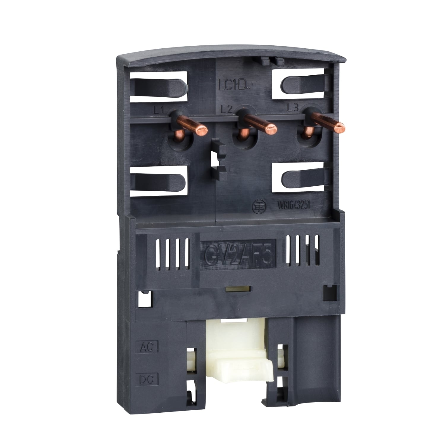 Combination block,TeSys Deca,between GV2(Screw connection) and ATV32