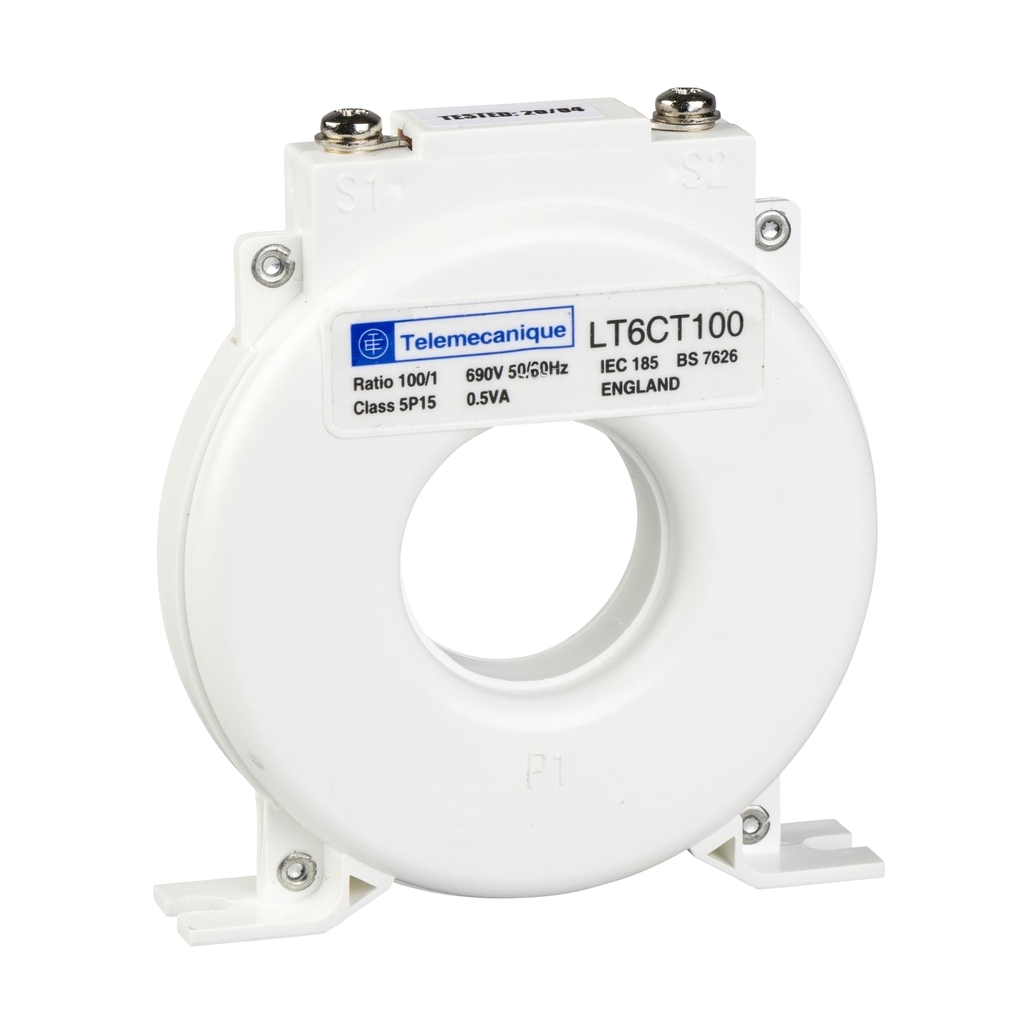 Current transformer, TeSys T, LT6CT, 100/1 ratio, class 5P