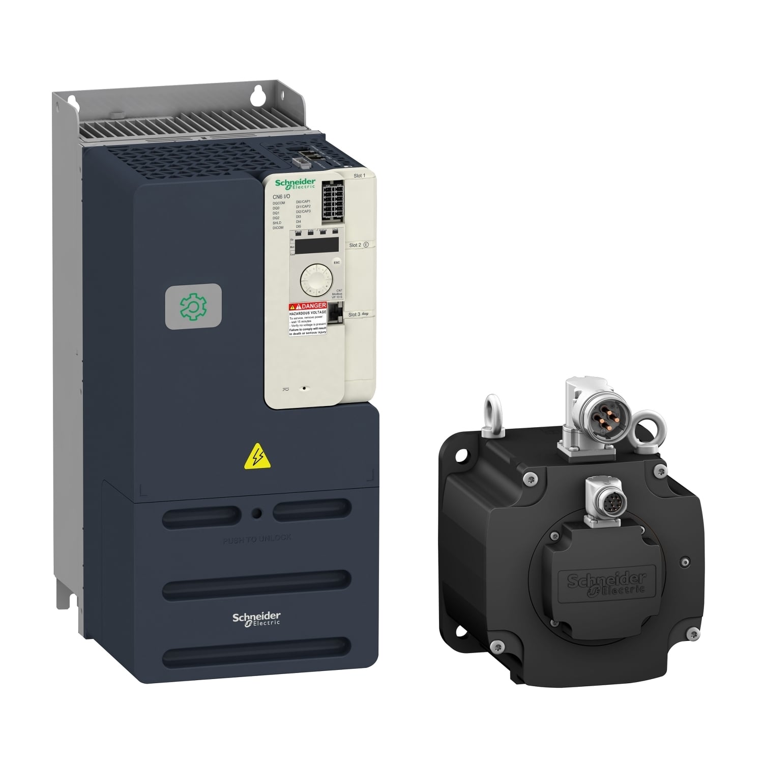 motion servo drive, Lexium 32, 100A, three phase, supply voltage 208 to 480V, 11kW