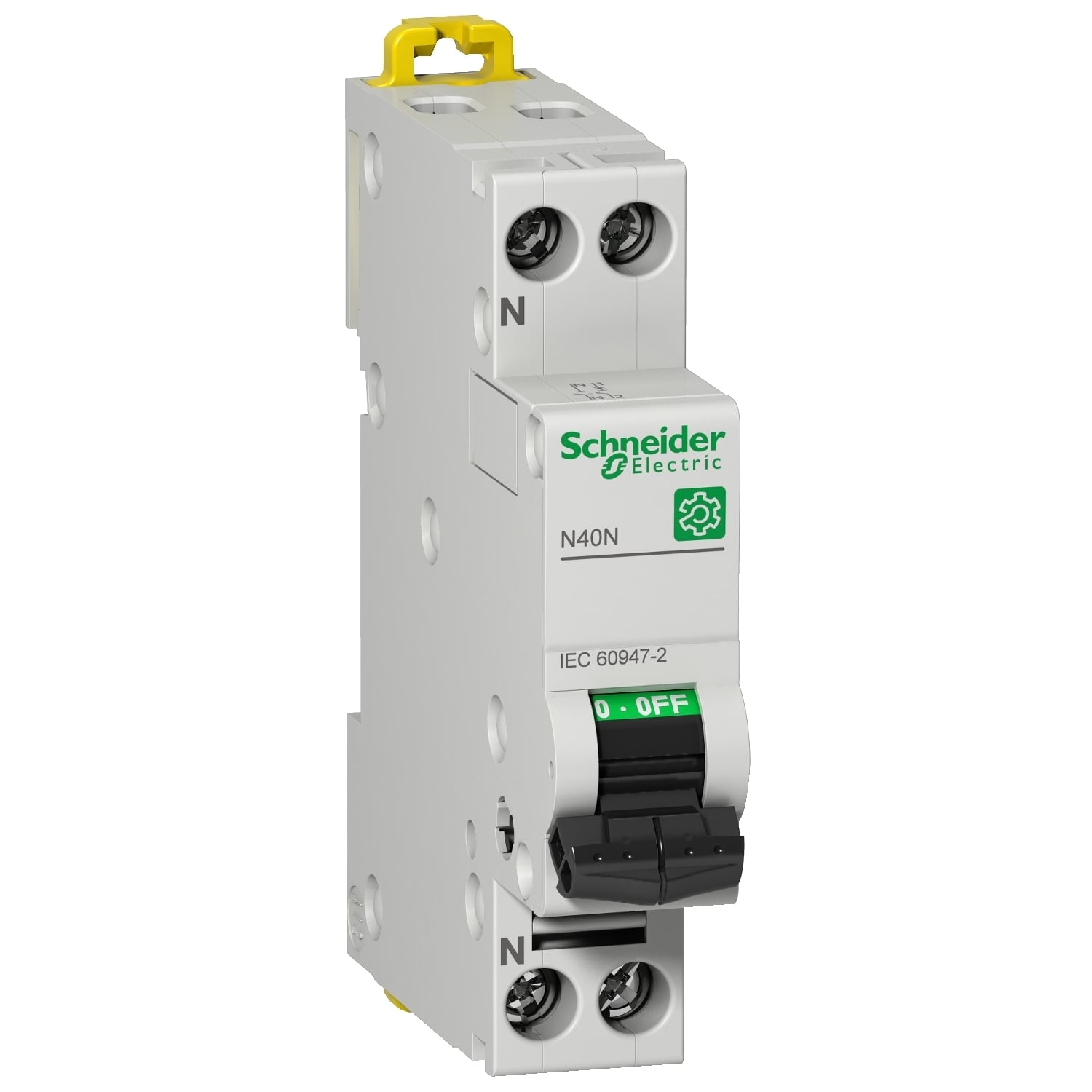 Miniature circuit breaker (MCB), Multi9 N40N, 1P+N, 3A, C curve, 10kA (IEC/EN 60947-2)