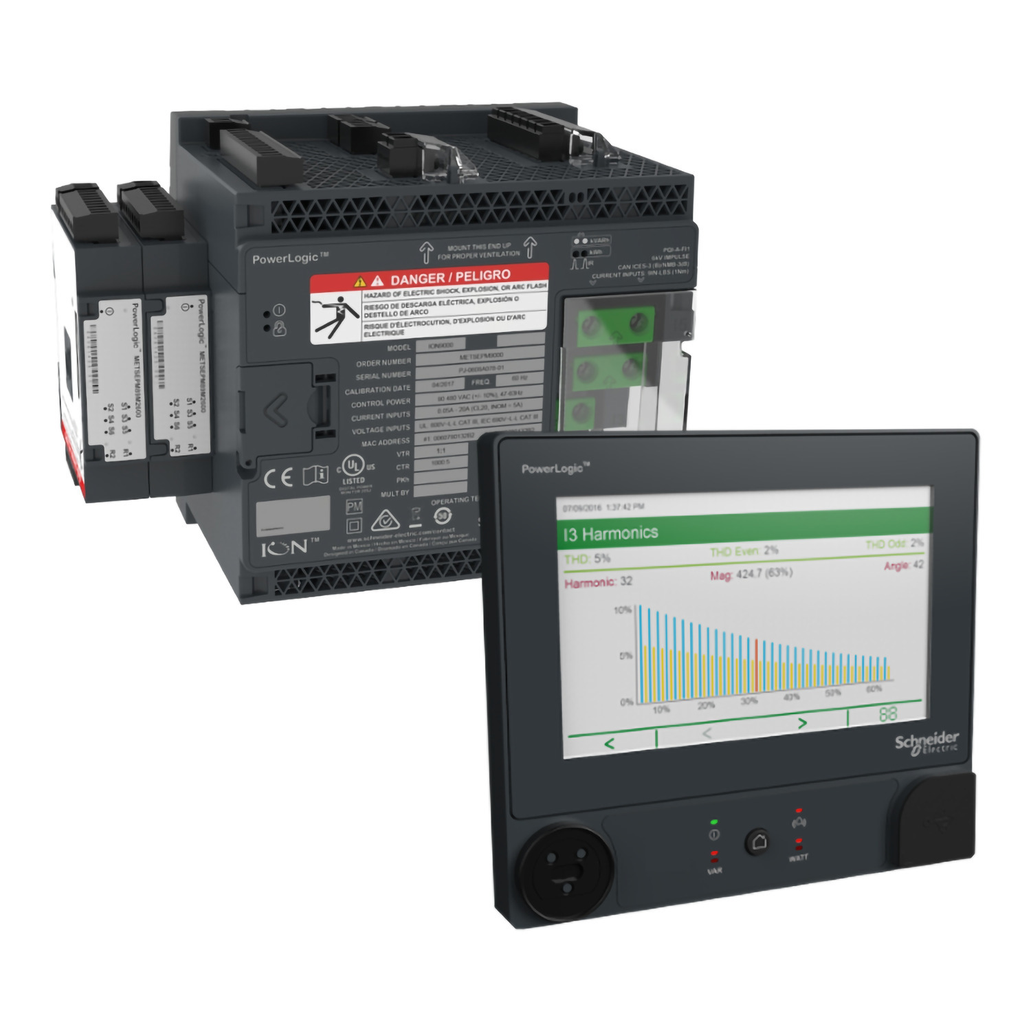 PowerLogic RD192 remote display hardware kit for ION9200