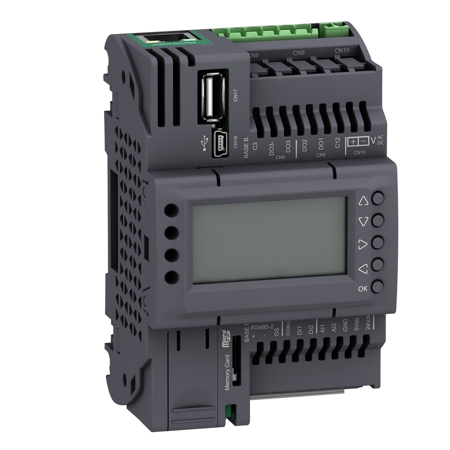 Controller, Modicon M171/M172/M173, performance display 7 IO, Ethernet, Modbus