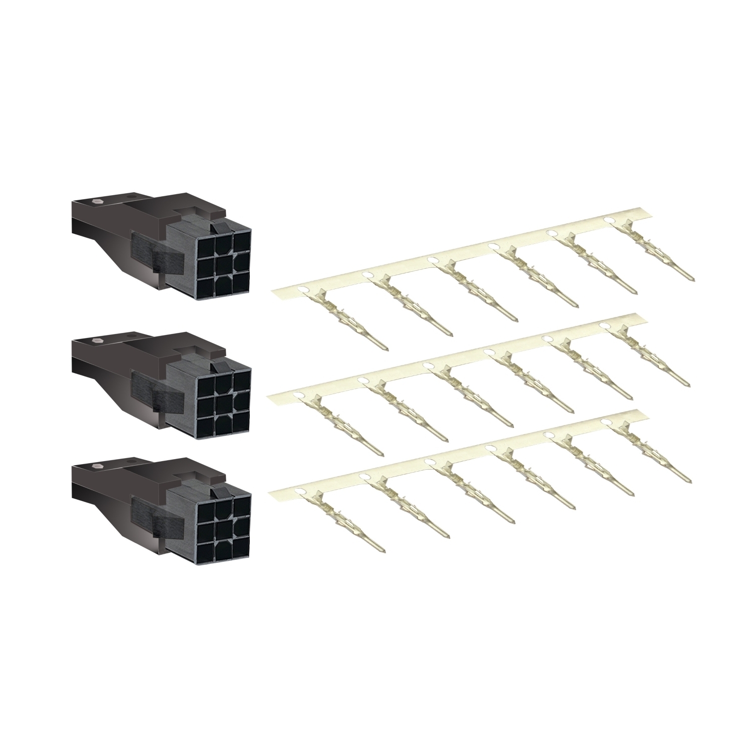 VW3M8D1A Lexium Encoder Connector Kit, For Use With Model BCH1, BCH2 Motor, Leads connection