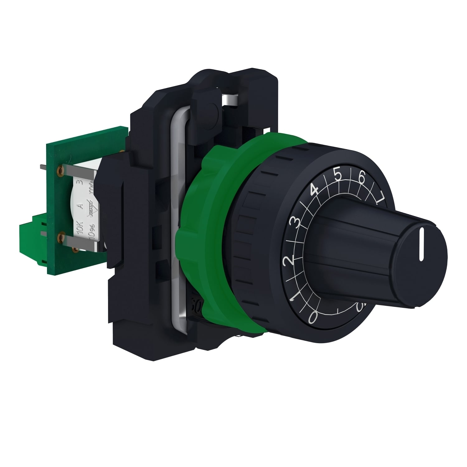 Complete potentiometer, Harmony XB5, plastic, 22mm, 47K