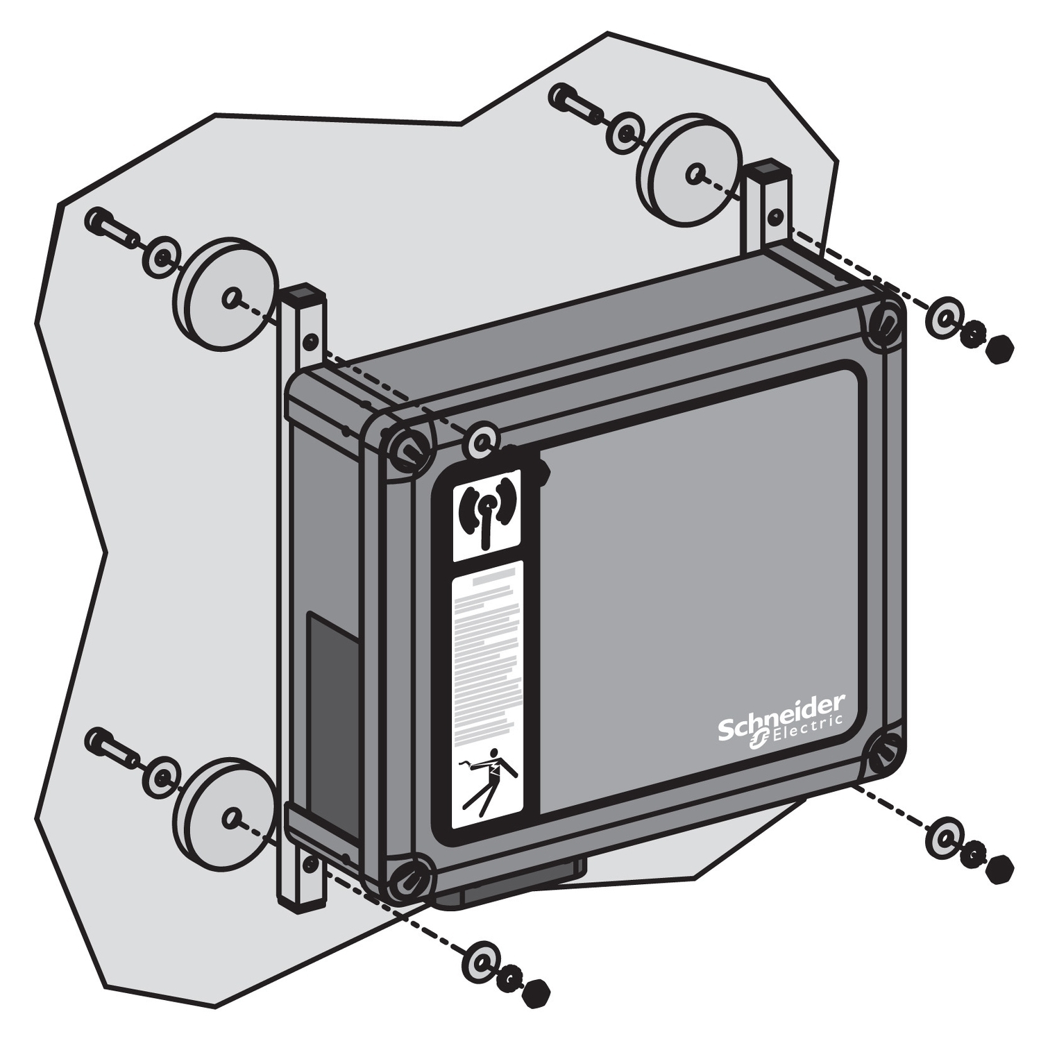 Harmony eXLhoist, standard, Kit magnets support for ZARB base station
