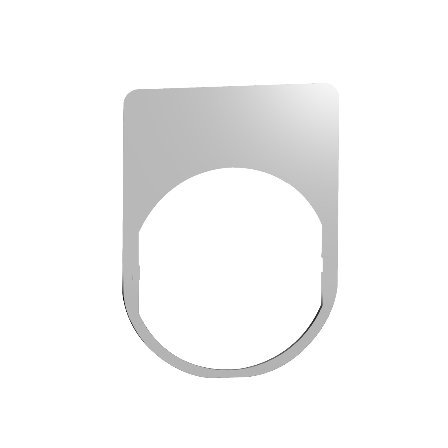 Legend plate, Harmony XB5, 30 x 40mm, metal, unmarked