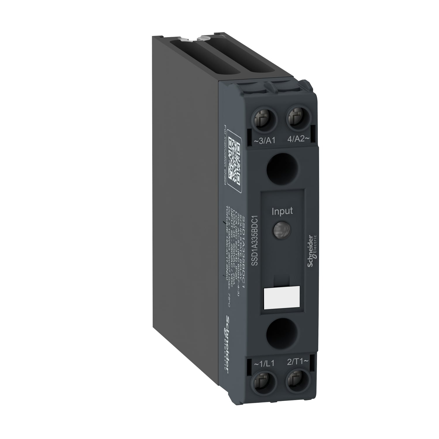 DIN rail mount relay,  Harmony Solid State Relays, 20A, zeroVoltage switching, relay configuration, input 4...32V DC, output 48...600V AC