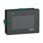 4"W touch panel display, 1COM, 2Ethernet, USB host&device, 24VDC