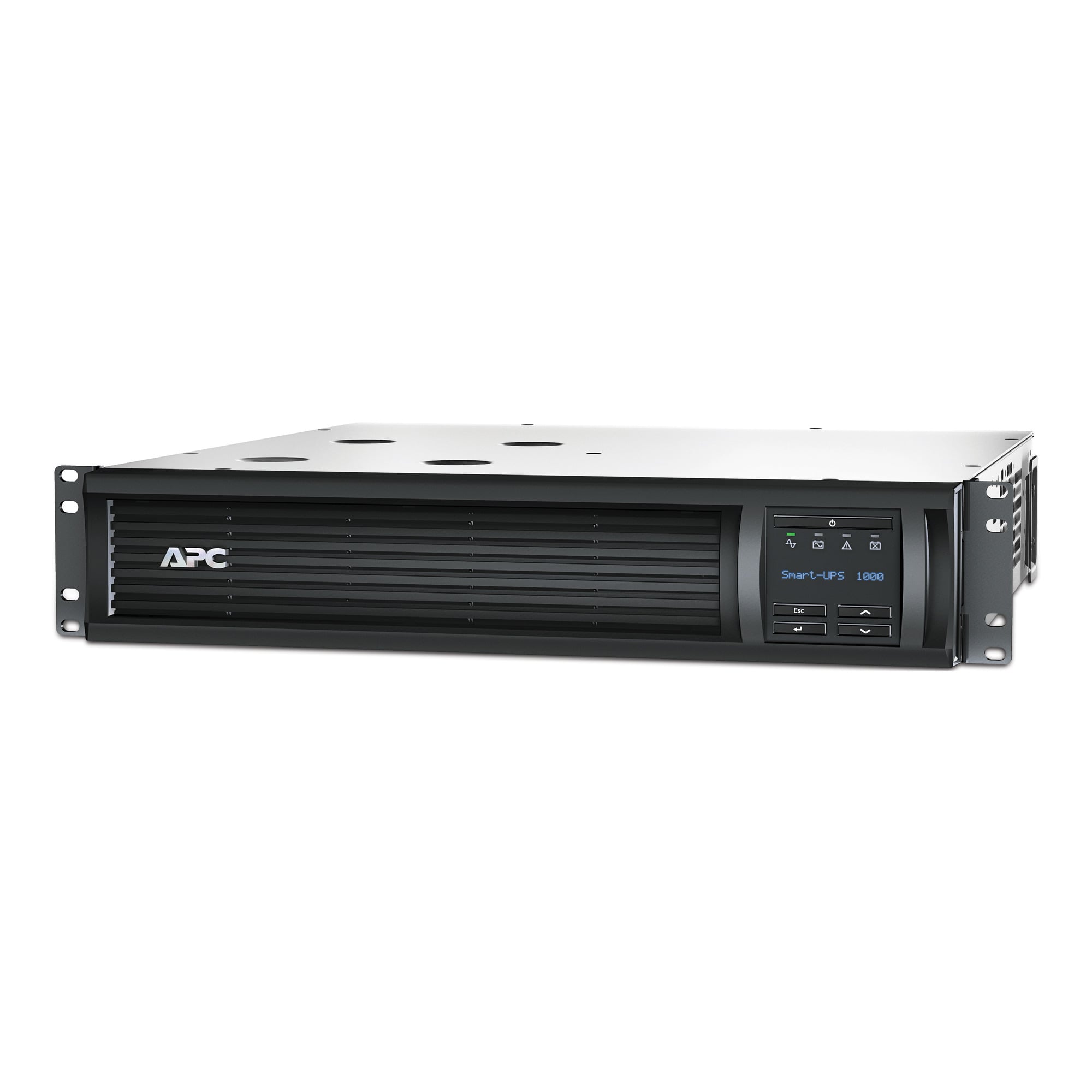 APC Smart-UPS, Line Interactive, 1000VA, Rackmount 2U, 120V, 6x NEMA 5-15R outlets, SmartConnect Port+SmartSlot, AVR, LCD