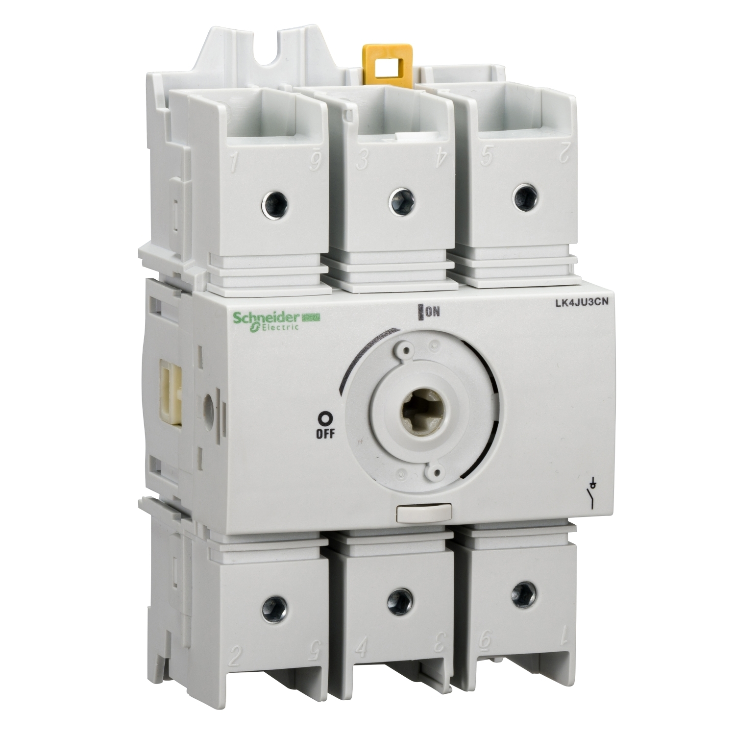 Disconnect Switch, TeSys LK4 Non fusible, 50hp at 600VAC, 3 pole, max 100A rated, plate mount