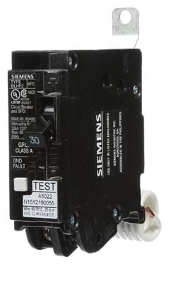 BREAKER 30A 1P 120V 10K BLF2 GFCI 5MA
