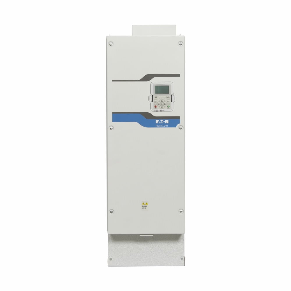 Eaton  PowerXL DH1 VFD, 230V, 143A, 50HP, 37KW, keypad, DC choke, NO EMC filter, NO brake, Modbus RTU/TCP, BACnet MSTP/IP,