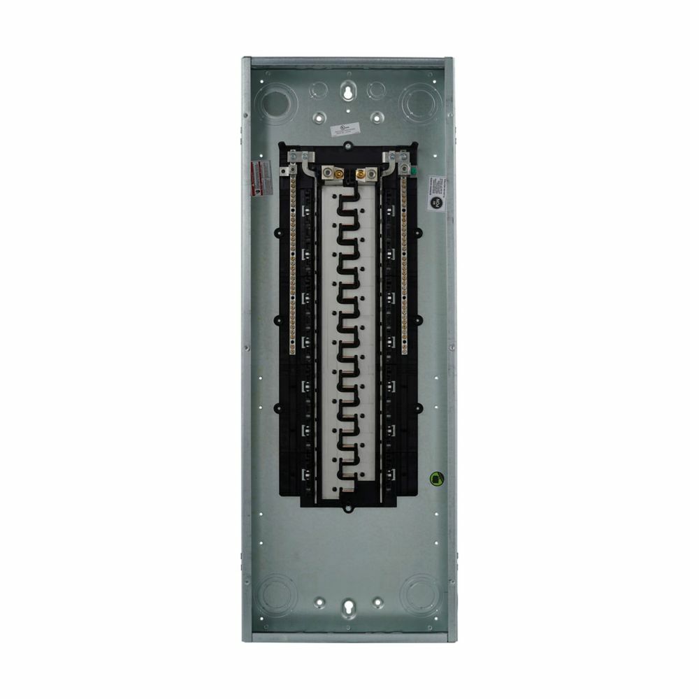 Eaton Eaton BR main lug loadcenter,Main Lug Only,Main lug only,225 A,X8,Copper,Gray, NEMA 1,Metallic,10kAIC,BR,Surface,flush,NEMA 1,84 Circuits,Single-pole,42 Spaces,Two hots,a neutral and a ground,Single-phase,1,120/240V,#6-1/0 AWG Cu/Al