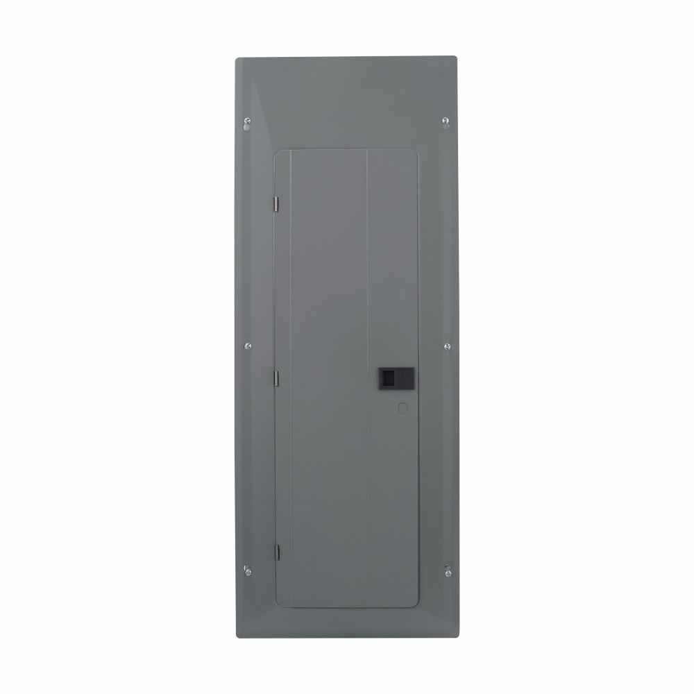Eaton BR main lug loadcenter,Main Lug Only, Ground bar,Main lug only,225 A,X8,Copper,Gray, NEMA 1,Metallic,10kAIC,BR,Surface,flush,84 Circuits,Single-pole,42 Spaces,Two hots,a neutral and a ground,Single-phase,1,120/240V,#6-1/0 AWG Cu/Al