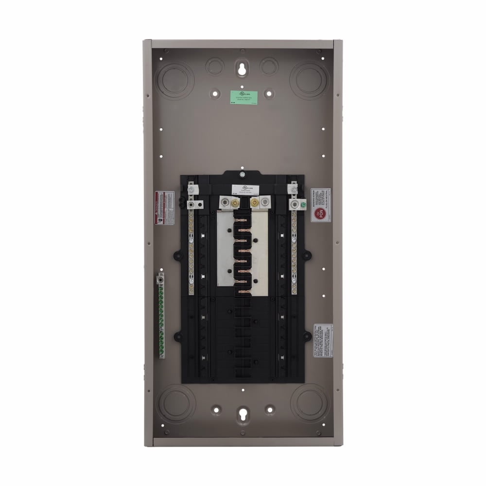 Eaton CH main lug loadcenters,Cover included,Main Lug Only,200A,X0,Copper,NEMA 3R,Metallic,Overhead,32,16,Three-wire,Single-phase