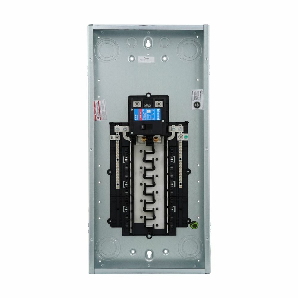Plug-on neutral main circuit breaker loadcenter,200A,X5,Copper,Cover included,NEMA 1,Metallic,25kAIC,CSR2200,40 circuits,Single pole,20 spaces,Two hots, a neutral, and a ground,Single-phase,Gray,Combination,NEMA 1,Type BR 1-inch breakers,12
